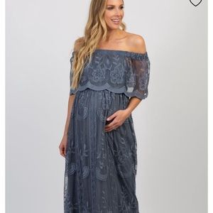 Pink Blush lace gown